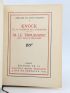 ROMAINS : Knock ou le triomphe de la médecine. - M. Trouhadec saisi par la débauche. L'exemplaire de Gaby Morlay - First edition - Edition-Originale.com