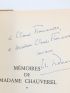 ROMAINS : Mémoires de madame Chauverel, tome 1 - Signed book, First edition - Edition-Originale.com