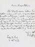 ROSSINI : Lettre autographe signée du compositeur Gioacchino Rossini à un très cher ami : 