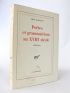 ROUDAUT : Poètes et grammariens au XVIIIème siècle. Anthologie - Autographe, Edition Originale - Edition-Originale.com