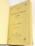 ROUSSEL : Leçons sur la transfusion directe du sang. - Un cas grave de phtisie. Application de l'antisepsie pulmonaire. Injections sous-cutanées d'eucalyptol et des antiseptiques toniques - Edition Originale - Edition-Originale.com