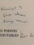 SABATIER : Les poisons délectables - Libro autografato, Prima edizione - Edition-Originale.com