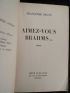 SAGAN : Aimez-vous Brahms - Libro autografato, Prima edizione - Edition-Originale.com