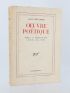 SAINT-JOHN PERSE : Oeuvre poétique I : Eloges - La gloire des rois - Anabase - Exil - Vents - Prima edizione - Edition-Originale.com