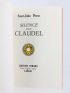 SAINT-JOHN PERSE : Silence pour Claudel - Prima edizione - Edition-Originale.com