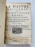 SAINT-MARTIN  : La nature naissante ou les merveilleux effets de la puissance divine dans la creation du monde achevee en six jours [Ensemble] Le systeme des cieux, ou les merveilleux effets de la puissance divine dans la creation du monde - Prima edizione - Edition-Originale.com