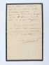 SAINT-SAENS : Lettre autographe signée adressée à Adolphe Boschot évoquant son admiration pour Mozart - Libro autografato, Prima edizione - Edition-Originale.com