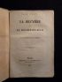 SAINTE-BEUVE : La Bruyère et La Rochefoucauld - Mme de Lafayette et Mme de Longueville - First edition - Edition-Originale.com