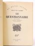 SALOMON : Le questionnaire - Libro autografato, Prima edizione - Edition-Originale.com