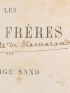 SAND : Les deux Frères - Signed book, First edition - Edition-Originale.com