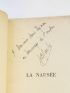 SARTRE : La nausée - Autographe, Edition Originale - Edition-Originale.com