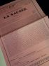 SARTRE : La nausée - Signed book, First edition - Edition-Originale.com