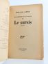SARTRE : Le sursis - Les chemins de la liberté II - Signed book - Edition-Originale.com
