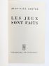 SARTRE : Les Jeux sont faits - First edition - Edition-Originale.com