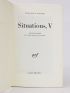 SARTRE : Situations, V. Colonialisme et néo-colonialisme - Prima edizione - Edition-Originale.com