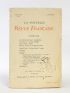 SCHLUMBERGER : Considérations in La Nouvelle Revue française n°1 de l'année 1909 - Le premier numéro de cette considérable revue - Erste Ausgabe - Edition-Originale.com