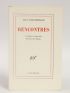 SCHLUMBERGER : Rencontres. Feuillets d'agenda. - Pierres de Rome - Edition Originale - Edition-Originale.com