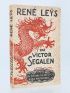 SEGALEN : René Leys - Prima edizione - Edition-Originale.com