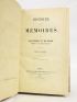 SEGUR : Histoire et mémoires par le général comte de Ségur - First edition - Edition-Originale.com