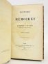 SEGUR : Histoire et mémoires par le général comte de Ségur - Prima edizione - Edition-Originale.com