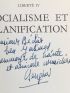 SENGHOR : Liberté 4 : Socialisme et planification - Signed book, First edition - Edition-Originale.com