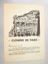SERGE : Clowns de Paris - Signiert, Erste Ausgabe - Edition-Originale.com