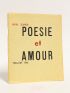 SEUPHOR : Poésie et amour - Erste Ausgabe - Edition-Originale.com