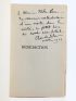 SILVE : Bénédiction - Signed book, First edition - Edition-Originale.com