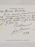 SIMENON : Carte autographe signée de Georges Simenon adressée à Monsieur Handwerk - Signiert, Erste Ausgabe - Edition-Originale.com