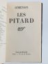 SIMENON : Les Pitard - First edition - Edition-Originale.com