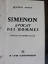 SIMENON : Simenon avocat des hommes - Signiert, Erste Ausgabe - Edition-Originale.com