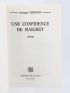 SIMENON : Une confidence de Maigret - First edition - Edition-Originale.com