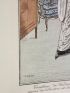 Costumes parisiens. Tailleur de velours blanc frappé garni de loutre et de passementerie (pl.28, Journal des Dames et des Modes, 1912 n°15) - Prima edizione - Edition-Originale.com