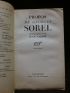 SOREL : Propos de Georges Sorel recueillis par Jean Variot - First edition - Edition-Originale.com