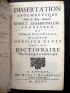 SORIS : Dissertation apologetique pour le bien-heureux Robert d'Arbrisselles ... sur ce qu'en a dit Monsieur Bayle dans son Dictionaire historique et critique - Edition Originale - Edition-Originale.com