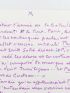 SOUPAULT : Note autographe de souvenirs d'une page concernant le ballet 