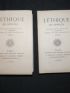 SPINOZA : Ethique.  - First edition - Edition-Originale.com