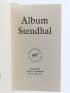 STENDHAL : Album Stendhal - First edition - Edition-Originale.com