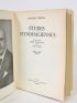 STENDHAL : Etudes stendhaliennes - First edition - Edition-Originale.com
