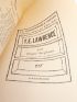 STEPHANE : T.E. Lawrence - Signed book, First edition - Edition-Originale.com