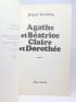 STERNBERG : Agathe et Béatrice - Autographe, Edition Originale - Edition-Originale.com