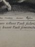 Ipsa graves tollunt Pauli sudaria morbos Febrilesque leuant Pauli semicincta calores. Exorcistarum conflantur in igne libelli Et Sathan in magicos saeuit crudeliter omnes. (Acto. 19.14.) Gravure originale du XVIIe siècle - Prima edizione - Edition-Originale.com