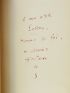 SUARES : Tombeau de Jean Letellier - Autographe, Edition Originale - Edition-Originale.com