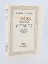 SUARES : Trois grands vivants - Cervantès, Baudelaire, Tolstoï - Erste Ausgabe - Edition-Originale.com