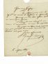 SURCOUF : Lettre autographe signée adressée à Pierre Godfroy - Autographe, Edition Originale - Edition-Originale.com