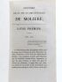 TASCHEREAU : Histoire de la vie et des ouvrages de Molière - Edition-Originale.com