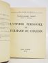 TEILHARD DE CHARDIN : L'univers personnel de Teilhard de Chardin - Signed book, First edition - Edition-Originale.com