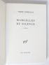 TORREILLES : Margelles du silence - Signed book, First edition - Edition-Originale.com