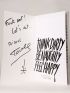 TOUMS : Think dirty be naughty feel happy - Signed book, First edition - Edition-Originale.com