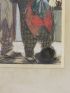 TOURNON : Dessin original signé au fusain et rehauts de gouache : un clown et un nain à la fête du Trône - Autographe, Edition Originale - Edition-Originale.com